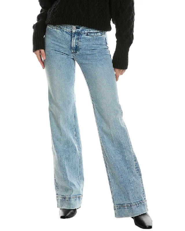 alice + olivia Kayla Wide Leg Jean Casual High-Waisted Bootcut Jeans