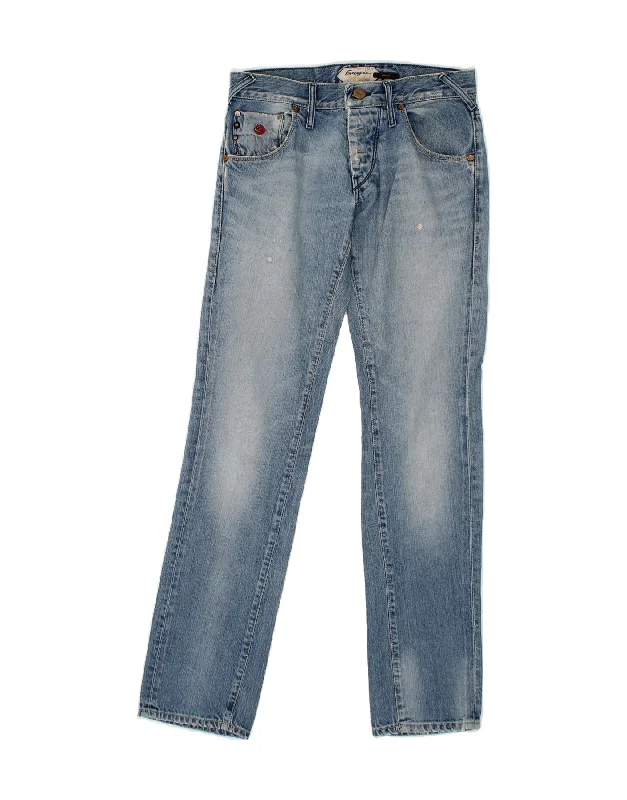 ENERGIE Womens Slim Jeans W31 L34  Blue Cotton Stylish Paperbag Waist Denim