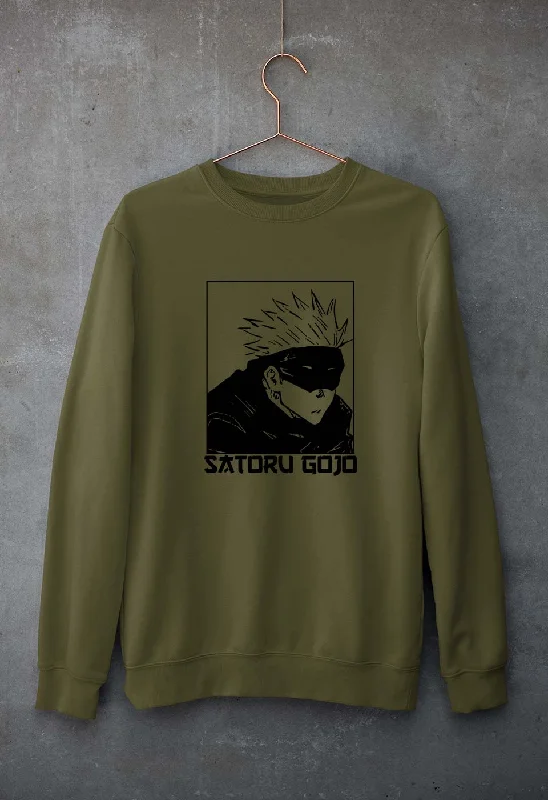Gojo Satoru Anime Unisex Sweatshirt for Men/Women Hoodie with Ribbed Cuffs Snug Fit Comfort Gojo Satoru Anime Unisex Sweatshirt for Men/Women Hoodie with Ribbed Cuffs Snug Fit Comfort