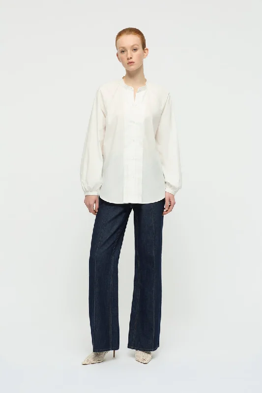 Zale Tucked Blouse Modern Oversized Blouse