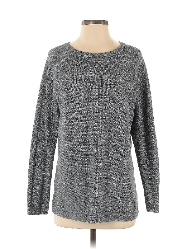 Pullover Sweater Toggled Drawstring Belted