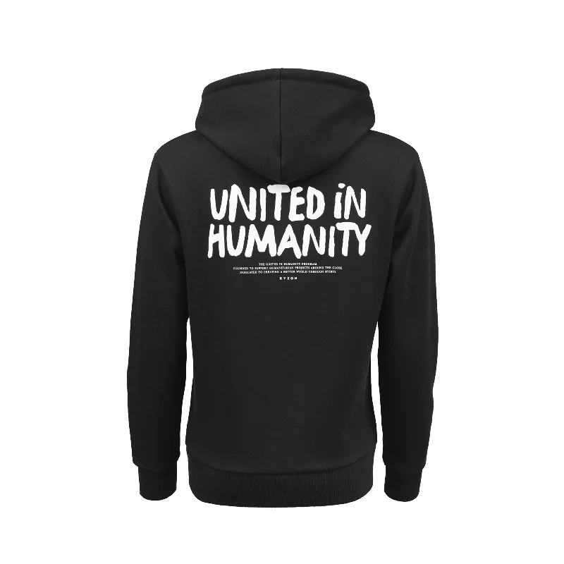 Rhythm Unisex Hooded Sweater United in Humanity Elasticated Padded Insulated