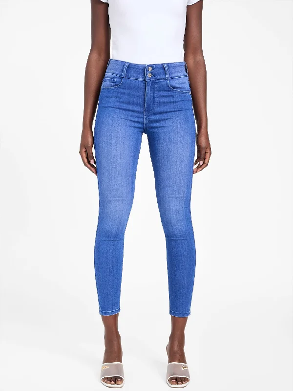 Eco Emilia High-Rise Skinny Jeans Casual Light Wash Jeans