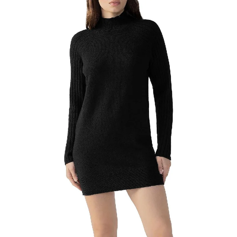 Sanctuary Womens Knit Mini Sweaterdress Bright Pastel Dark