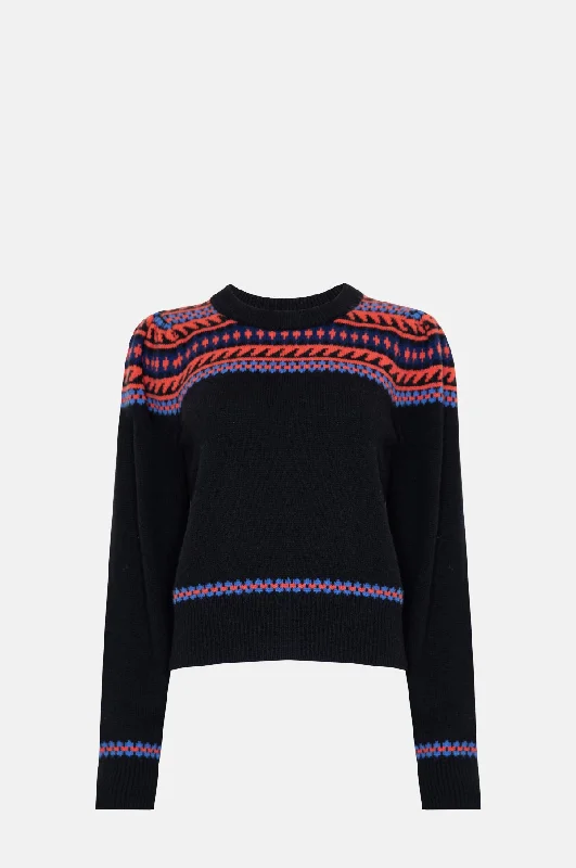 Jackie Sweater Highgrove Fairisle Sweater Knitwear Pullover