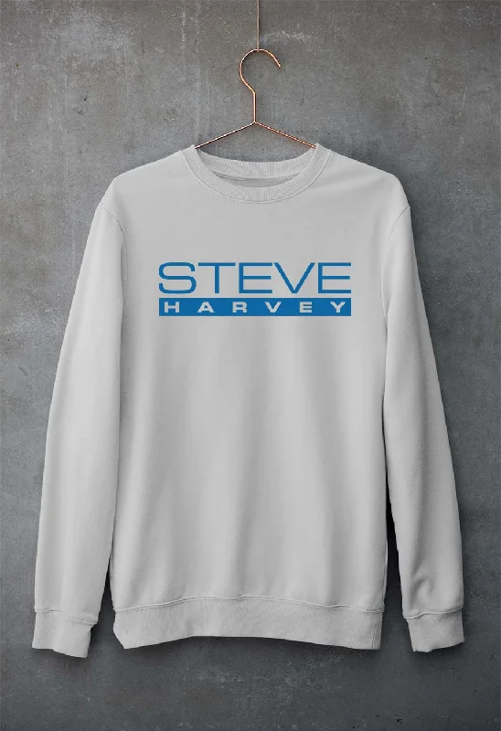 Steve Harvey Unisex Sweatshirt for Men/Women Hoodie with Slit Hem Functional Movement