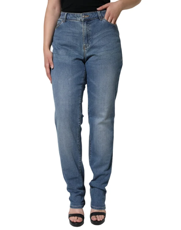 Emporio Armani Washed High Waisted Skinny Women Women's Jeans (Pre-Owned) Comfortable Drawstring Waist Jeans Emporio Armani Washed High Waisted Skinny Women Women's Jeans (Pre-Owned) Comfortable Drawstring Waist Jeans