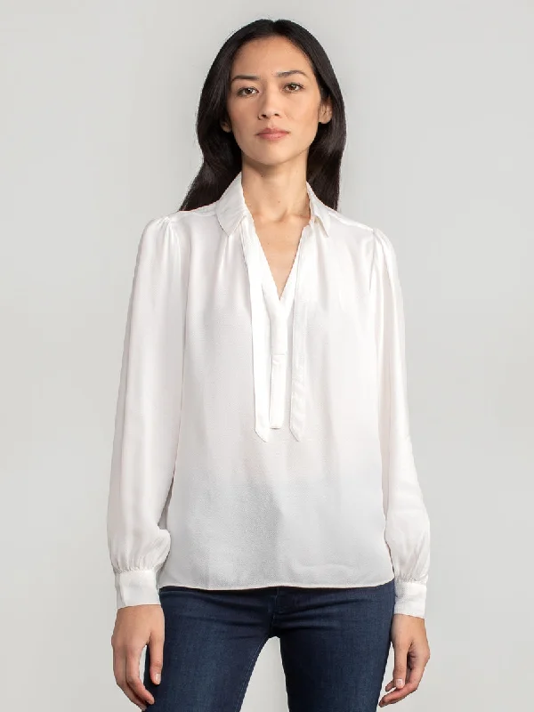 ABIGAIL BLOUSE Ruffled Neck Blouse