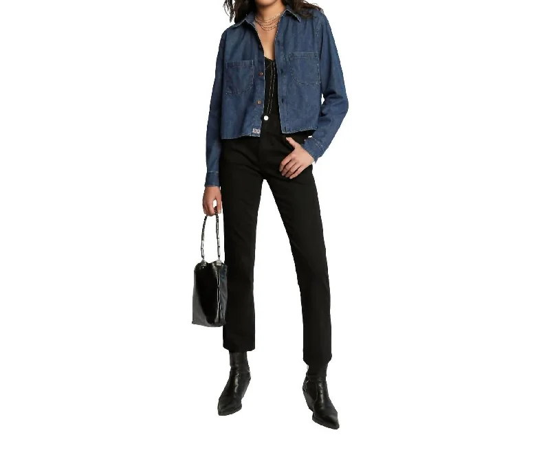 Burn Denim Jean In Infinity Comfortable Mid-Rise Jeans