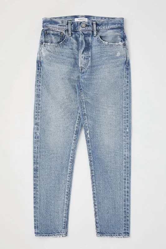 Vintage Browncroft Tapered High Waisted Jean In Blue Classic Black Denim Jeans