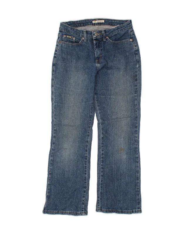 LEE Womens Natural Fit Bootcut Jeans UK 6 XS W25 L27 Blue Cotton Stylish Stone-Wash Denim Jeans LEE Womens Natural Fit Bootcut Jeans UK 6 XS W25 L27 Blue Cotton Stylish Stone-Wash Denim Jeans