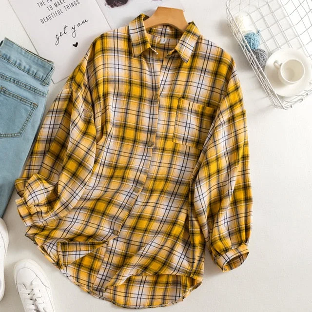 yellow plaid