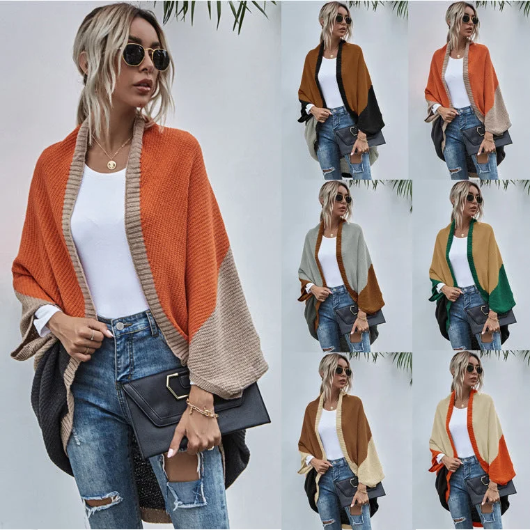 womens clothing 2022 American women's sweaters winter new loose knit cardigan languid lazy wind pocket long sweater coat Striped Floral Plaid womens clothing 2022 American women's sweaters winter new loose knit cardigan languid lazy wind pocket long sweater coat Striped Floral Plaid