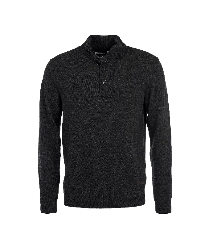 Essential Elbow Patch Jumper - Grey Modern Contemporary Chic
