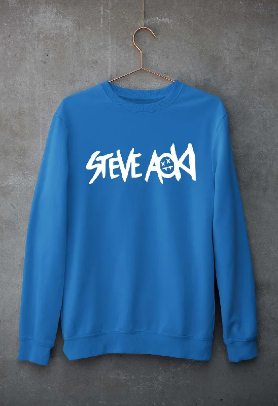 Steve Aoki Unisex Sweatshirt for Men/Women Hoodie with Set-In Sleeves Structured Classic