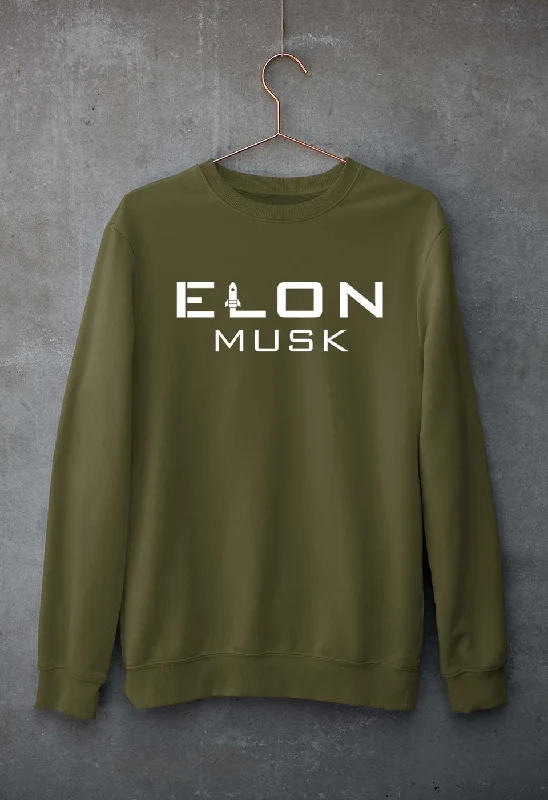 Elon Musk Unisex Sweatshirt for Men/Women Hoodie with Cuffed Sleeves Snug Secure