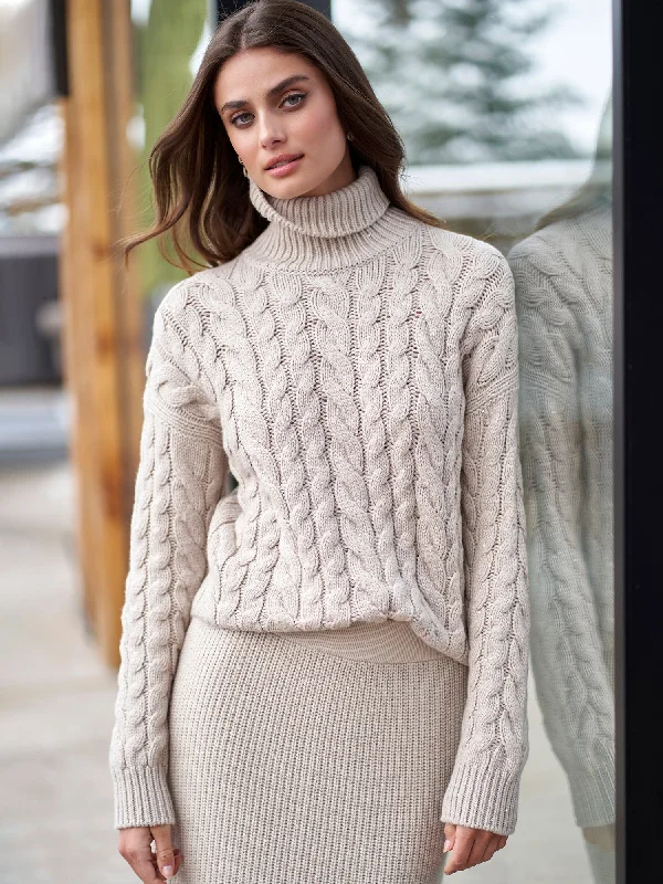 Cashmere Turtleneck Sweater Nylon Fabric Polyester Fabric Spandex Fabric