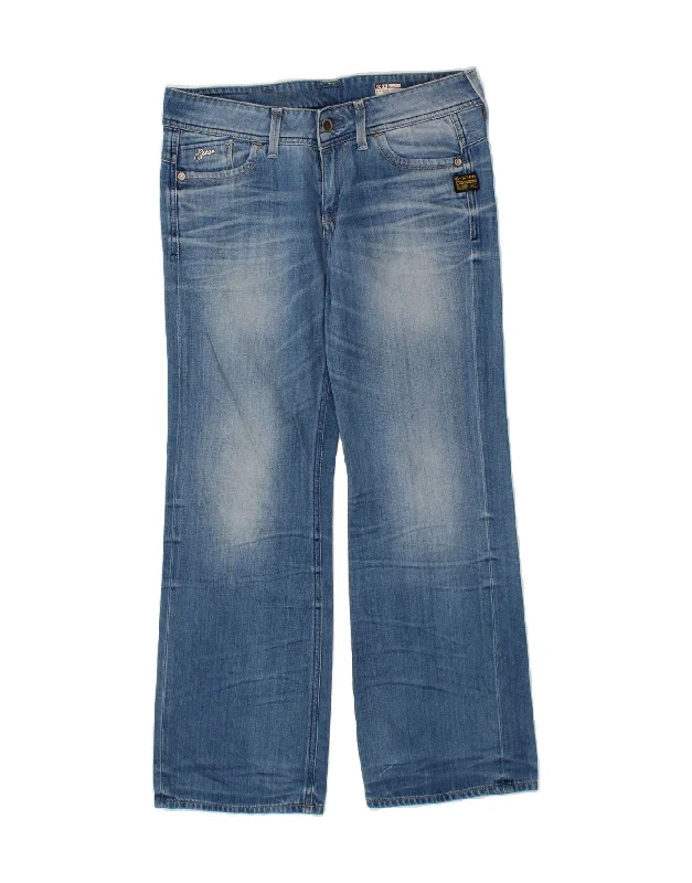 G-STAR Womens Bootcut Jeans W30 L32  Blue Trendy Plus Size Jeans