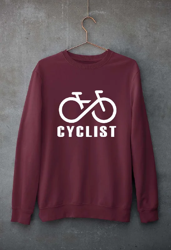 Cyclist Unisex Sweatshirt for Men/Women Hoodie with Pattern Geometric Abstract