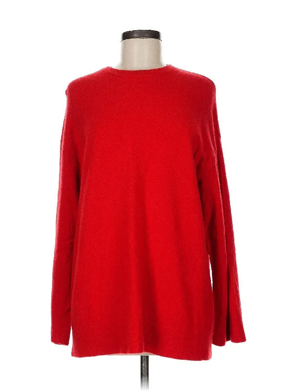 Cashmere Pullover Sweater Ribbed Striped Patterned