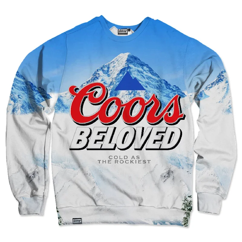 Coors Beloved Unisex Sweatshirt Hoodie with Batwing Sleeves Loose Dramatic