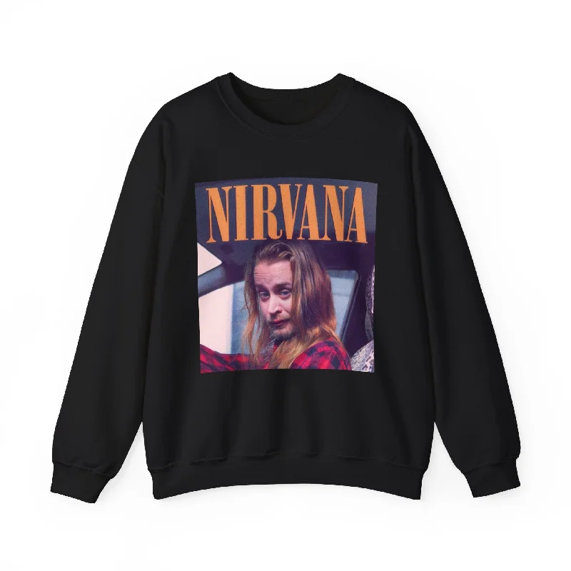 Nirvana Culkin Unisex Sweatshirt Hoodie with Set-In Sleeves Structured Classic