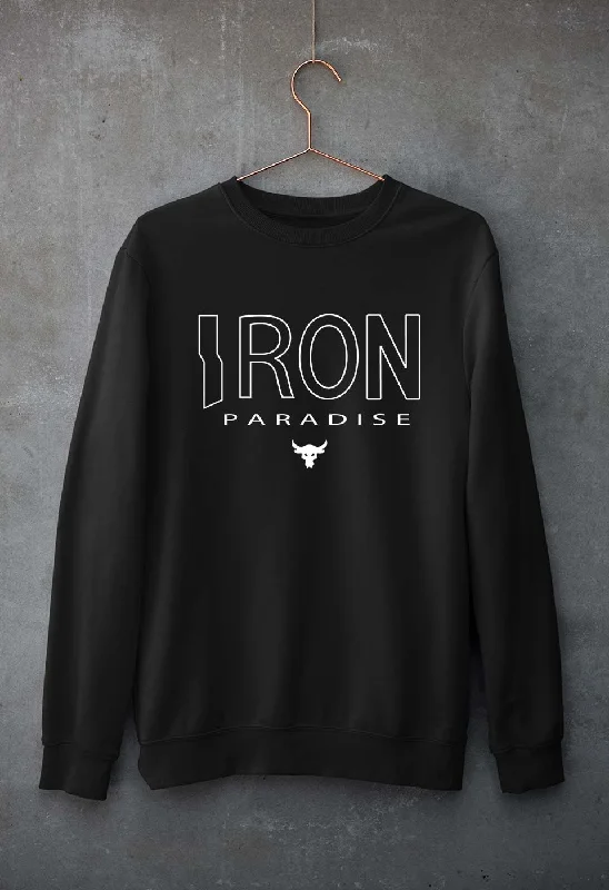 Iron Paradise Unisex Sweatshirt for Men/Women Hoodie with Crew Neck Simple Timeless