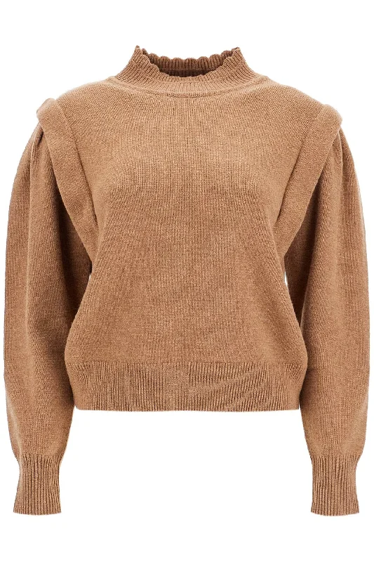 lucile sweater PU0511FA B3L06E CAMEL Transparent Opaque Sheer