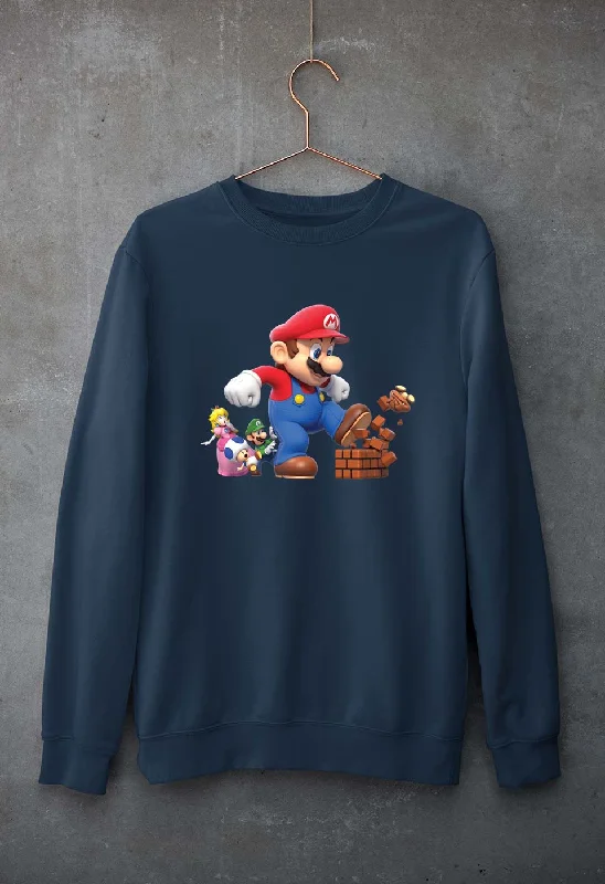 Mario Unisex Sweatshirt for Men/Women Hoodie with Tie-Dye Psychedelic Retro