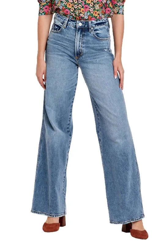 Marci Wide Leg Dad Jean In Riverton Cozy Tencel Blend Denim Jeans