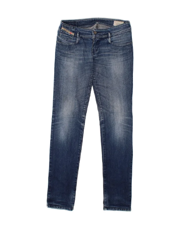 DIESEL Womens Matic Skinny Jeans W29 L34  Blue Cotton Fashionable Cropped Denim Jeans