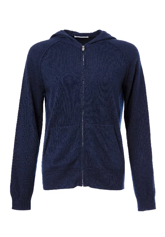 Sweater K015-fpu190 Navy Stretchy Elastic Breathable