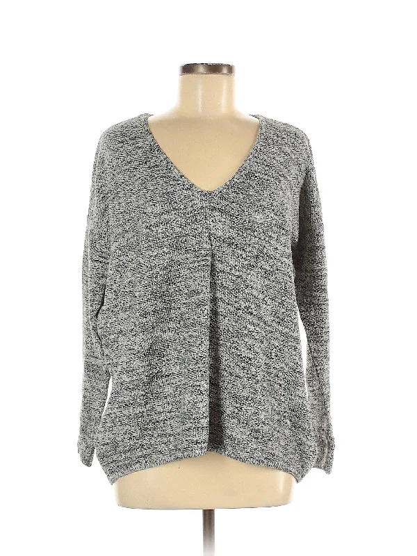 Pullover Sweater Boat Neck Shawl Collar Notched Collar