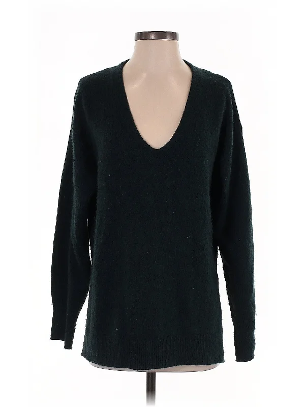Pullover Sweater Chenille Blend Fleece Blend Nylon Blend