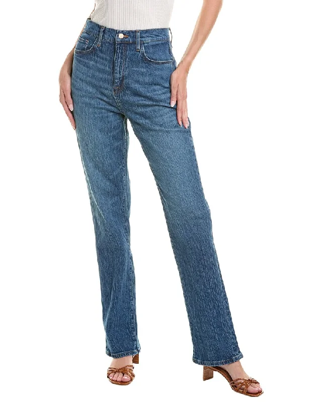 Triarchy Ms. Triarchy Medium Indigo High-Rise Straight Jean Trendy Patchwork Denim Jeans Triarchy Ms. Triarchy Medium Indigo High-Rise Straight Jean Trendy Patchwork Denim Jeans
