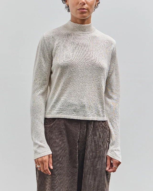 Cordera Viscose Shimmery Turtleneck Sweater, Off-White Wool Sweater Cotton Sweater Cashmere Sweater