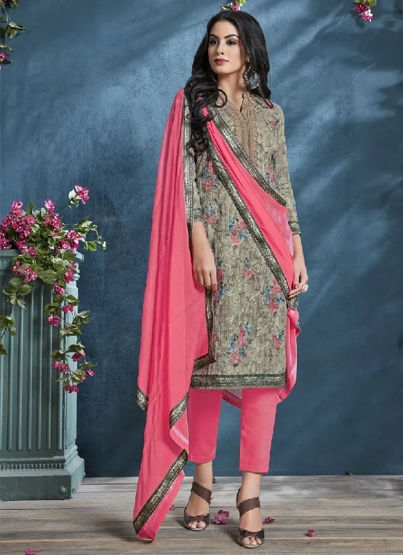 Mehndi Cotton Straight Pant Classic Chino Pants
