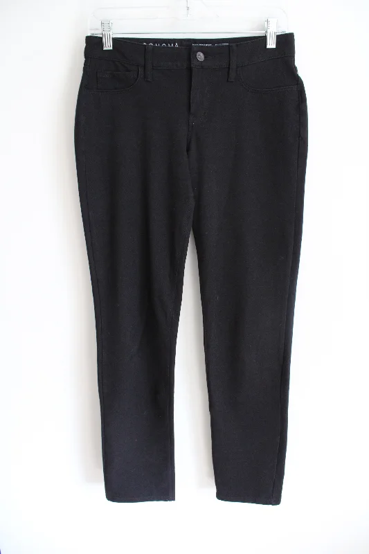 Sonoma Slim Straight Mid-Rise Black Pants | 4 Wide-Legged Palazzos
