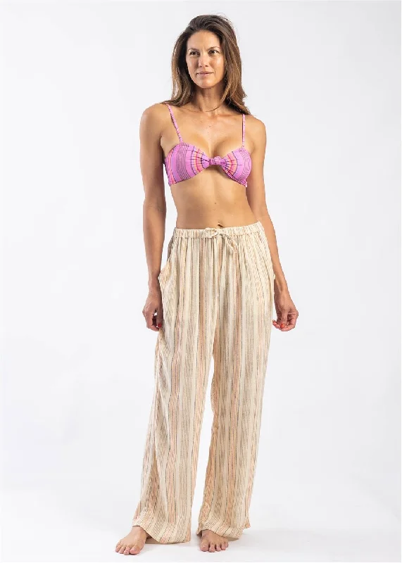 Amuse Society LAST ONE IN WOVEN PANT-WHE Relaxed Linen Pants