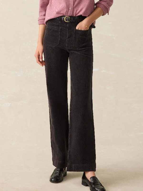 Softstretch Cord Patch Pocket Pant - Espresso Fashionable Work Pants