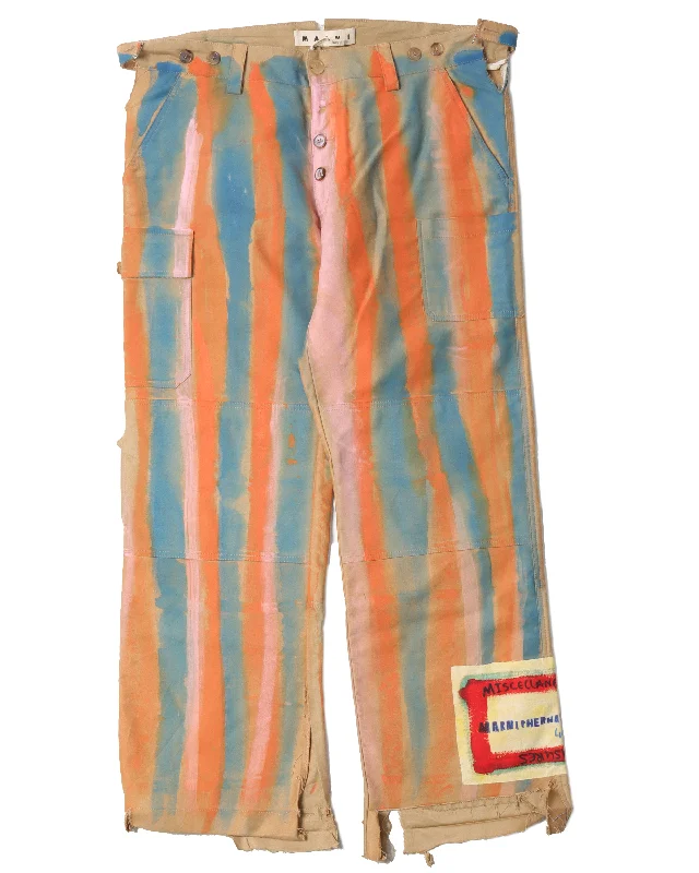 Painted Pants Comfortable Jogger Trousers