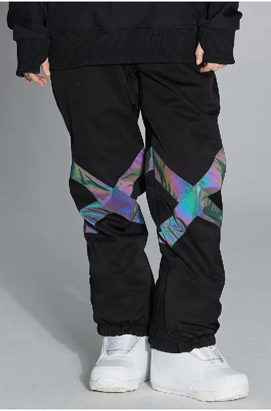 ARCTIC QUEEN Glacial Glow Snow Pants - Men's Comfortable Denim Pants