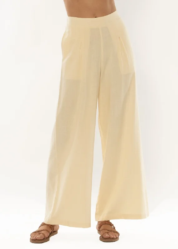 Amuse Society MALIA WOVEN PANT-WHE Trendy Tapered Pants