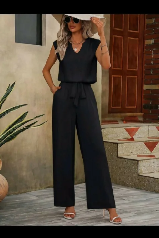Fashion Beauty Style 7 2Pcs Set Pants With Top Available In 3 Colors Black Green & Blue Trendy Wide-Legged Trousers