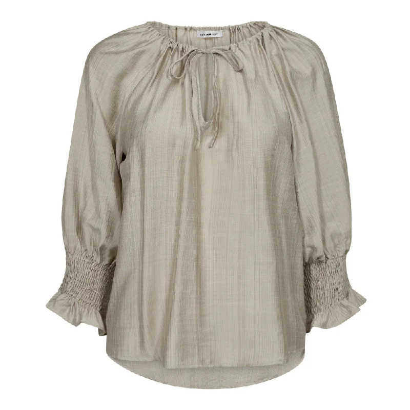 Cocouture - HeraCC Blouse - Bone Balloon Sleeve Blouse