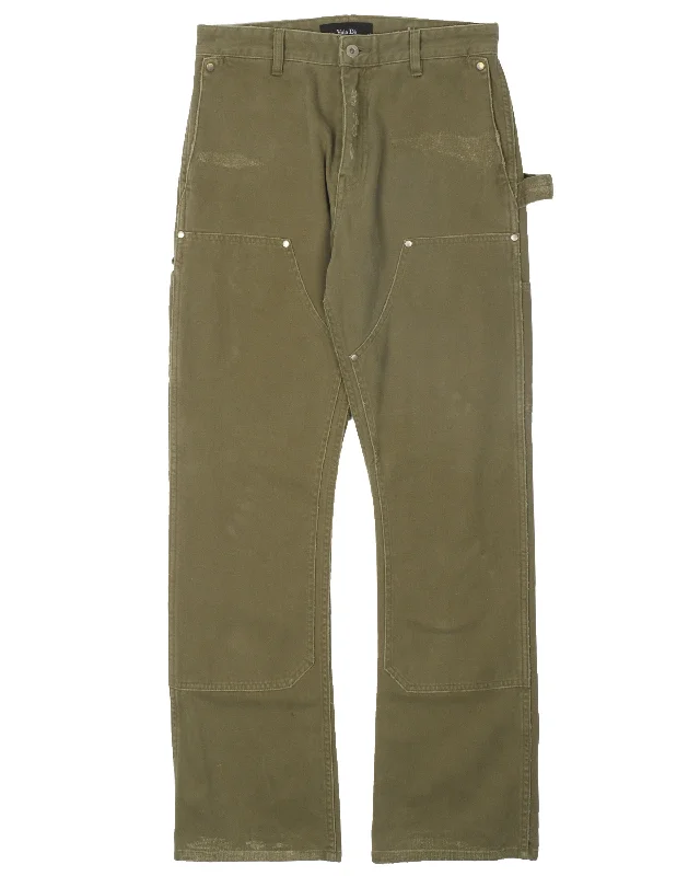 Double Knee Carpenter Pants Soft Sweatpants Style
