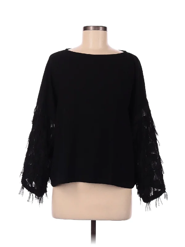 3/4 Sleeve Blouse Asymmetric Hem Blouse