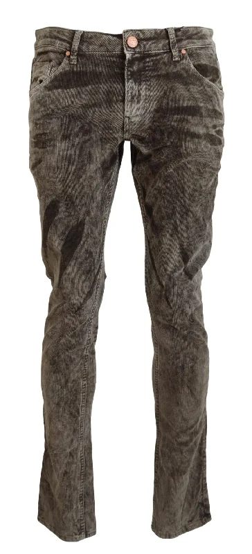Elegant Grey Corduroy Pants With Modern Twist Cozy Maternity Pants