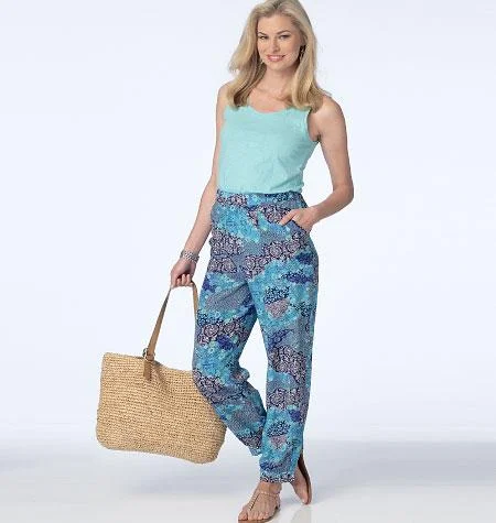 Butterick Pattern B6137 Misses Pants Comfortable Denim Leggings