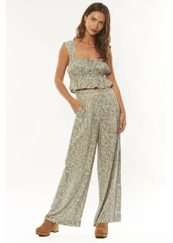 Amuse Society JAMIE WOVEN PANT-SAG Stylish Slim Trousers